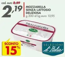Italmark Mozzarella senza lattosio Deliziosa offerta