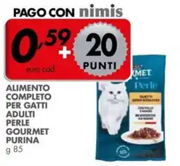 Italmark Alimento completo per gatti adulti perle gourmet purina offerta