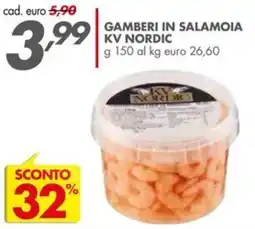 Italmark Gamberi in salamoia KV Nordic offerta