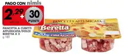 Italmark Pancetta a cubetti affumicata/dolce Beretta offerta