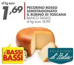 Italmark Pecorino rosso semistagionato il rubino di toscana offerta