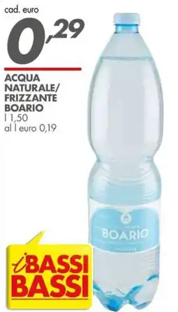 Italmark Acqua naturale/ frizzante Boario offerta
