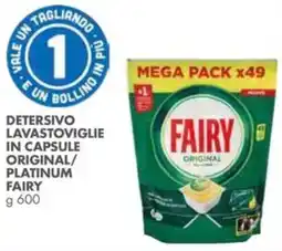 Italmark Detersivo lavastoviglie in capsule original fairy offerta