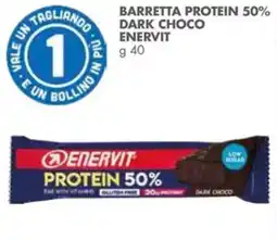 Italmark Barretta protein 50% dark choco enervit offerta