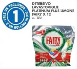 Italmark Detersivo lavastoviglie Platinum Plus Limone Fairy offerta