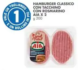 Italmark Hamburger classico con tacchino con rosmarino AIA offerta