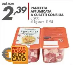Italmark Pancetta affumicata a cubetti Consilia offerta