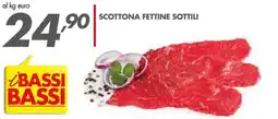 Italmark Scottona fettine sottili offerta