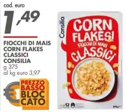 Italmark Fiocchi di mais corn flakes classici Consilia offerta
