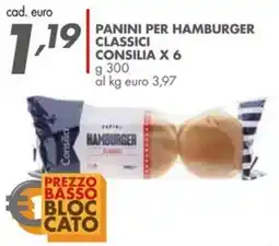 Italmark Panini per hamburger classici Consilia offerta