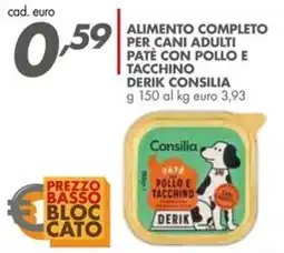 Italmark Paté con pollo e tacchino Derik Consilia offerta