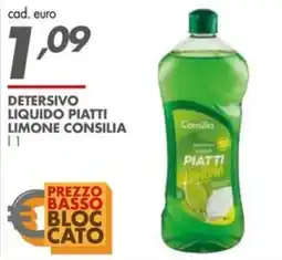 Italmark Detersivo liquido piatti limone Consilia offerta