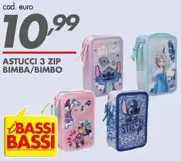 Italmark Astucci 3 zip Bimba/Bimbo offerta