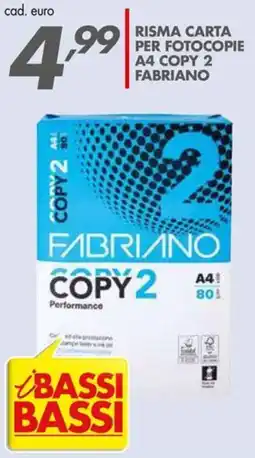 Italmark Risposta carta per fotocopie A4 Copy 2 Fabriano offerta