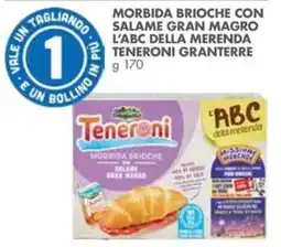 Italmark Teneroni morbida brioche con salame gran magro offerta