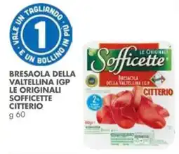 Italmark Bresaola della Valtellina IGP Le Originali Sofficette Citterio offerta