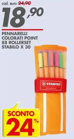 Italmark Pennarelli colorati point Stabilo offerta