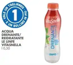 Italmark Acqua drenante/ reidratante le linfe vitasnella offerta
