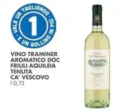 Italmark Vino Traminer Aromatico DOC Tenuta Ca' Vescovo offerta