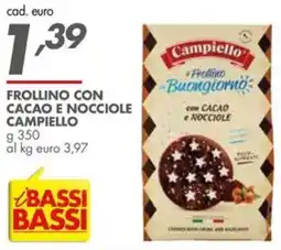 Italmark Frollino con cacao e nocciole Campiello offerta
