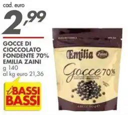 Italmark Gocce di cioccolato fondente 70% Emilia Zaini offerta