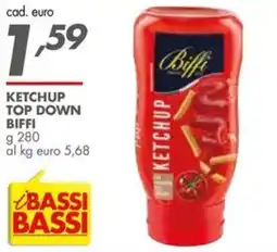 Italmark Ketchup top down Biffi offerta