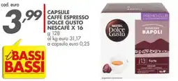 Italmark Capsule caffè espresso Dolce Gusto Nescafé offerta