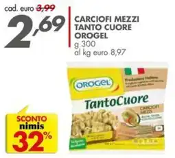 Italmark Carciofi mezzi tanto cuore Orogel offerta