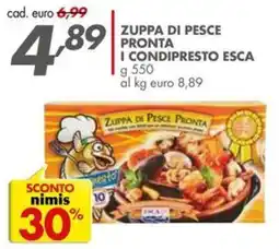 Italmark Zuppa di pesce pronta I condipresto Esca offerta
