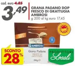 Italmark Grana Padano DOP fresco di gratuggia Ambrosi offerta
