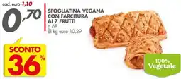 Italmark Sfogliatina vegana con farcitura ai 7 frutti offerta