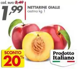 Italmark Nettarine gialle offerta