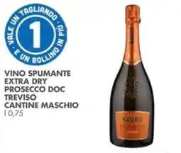 Italmark Vino spumante extra dry prosecco doc treviso cantine maschio offerta