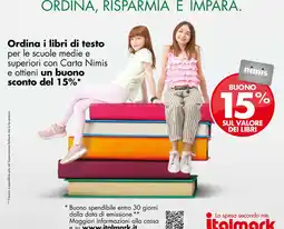 Italmark Libri di testo per le scuole medie e superiori offerta