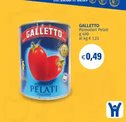 Hurrà Galletto Pomodori Pelati offerta