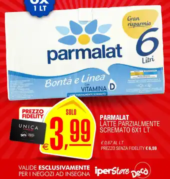 Parmalat latte parzialmente scremato