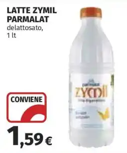 Ipercoop Latte zymil Parmalat delattosato offerta