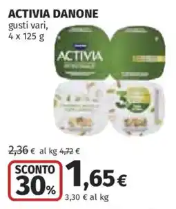 Ipercoop Activia Danone offerta