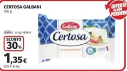 Ipercoop Certosa Galbani offerta