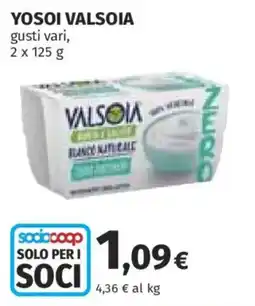 Ipercoop Valsòia crema gusti vari offerta