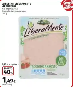 Ipercoop Tacchino arrosto GranTerre LiberaMente offerta