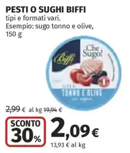 Ipercoop Che Sugo! Tonno e olive offerta