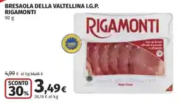 Ipercoop Bresaola della Valtellina I.G.P. Rigamonti offerta