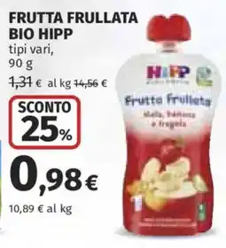Ipercoop Frutta frullata bio Hipp offerta