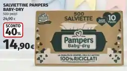 Ipercoop Salviettine Pampers Baby-dry offerta
