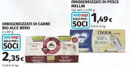Ipercoop Omogeneizzati di carne bio Alce Nero offerta