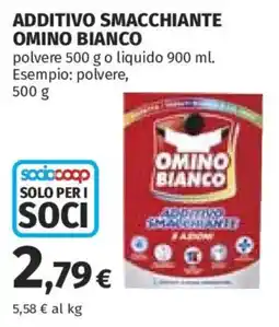 Ipercoop Additivo smacchiante Omino Bianco offerta