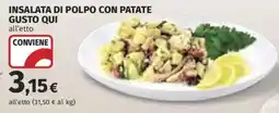 Ipercoop Insalata di polpo con patate gusto qui offerta