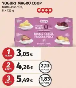 Ipercoop Yogurt magro Coop offerta