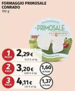 Ipercoop Formaggio Primosale Conrado offerta